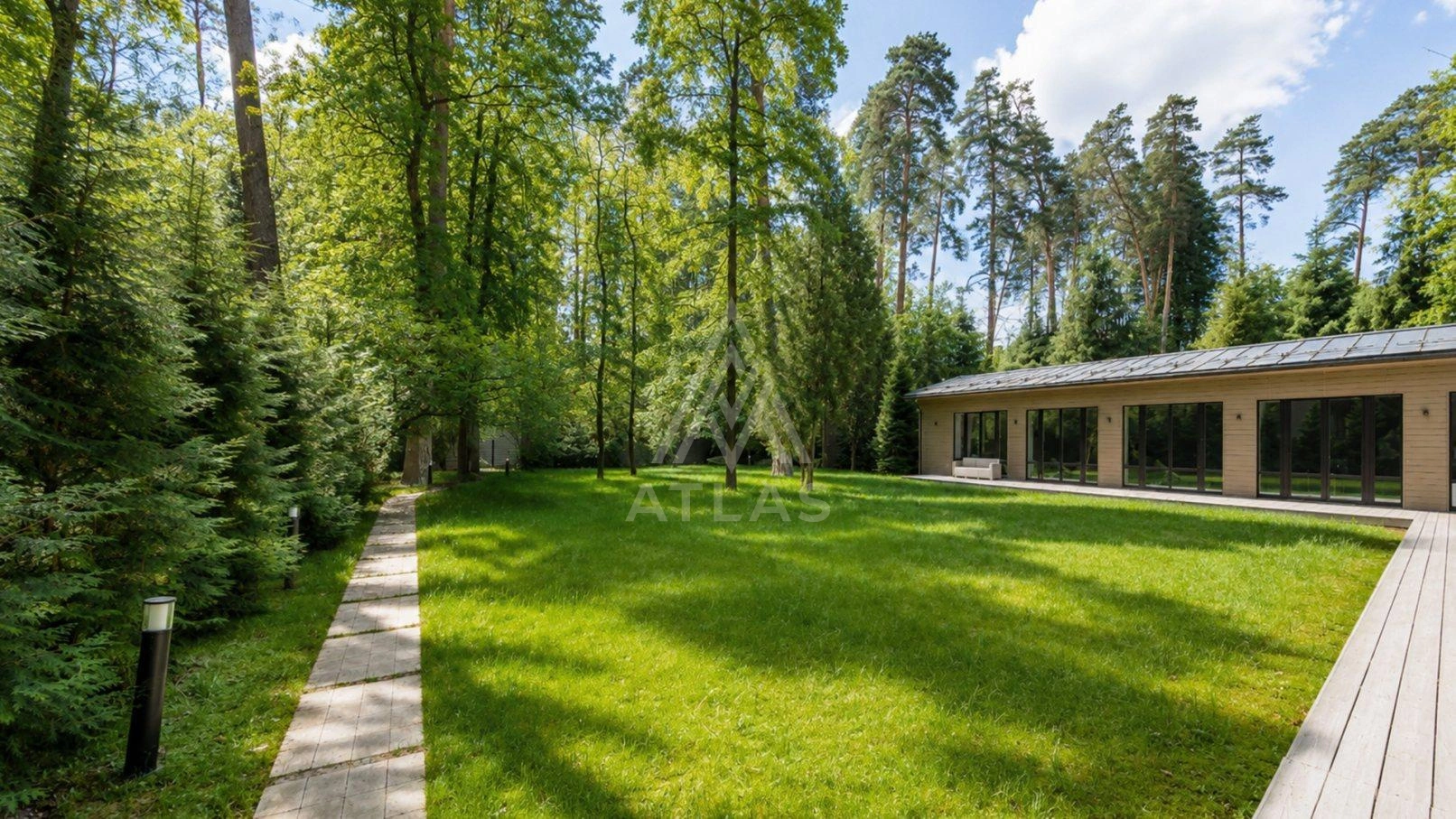 Современный дом с панорамным остеклением, фото 19