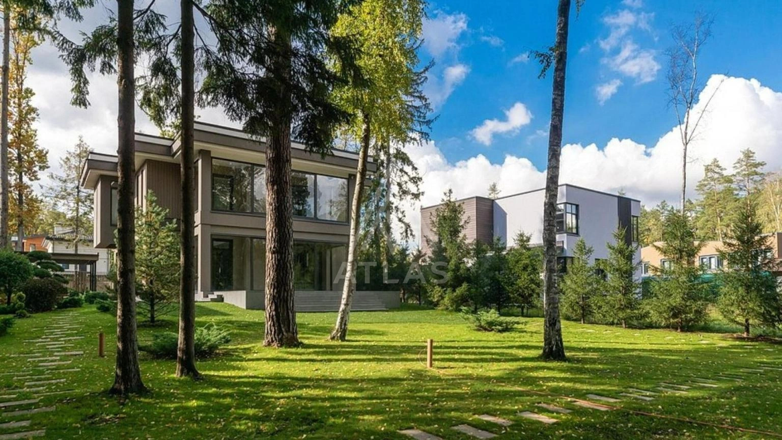 Современный дом в окружении леса, фото 15