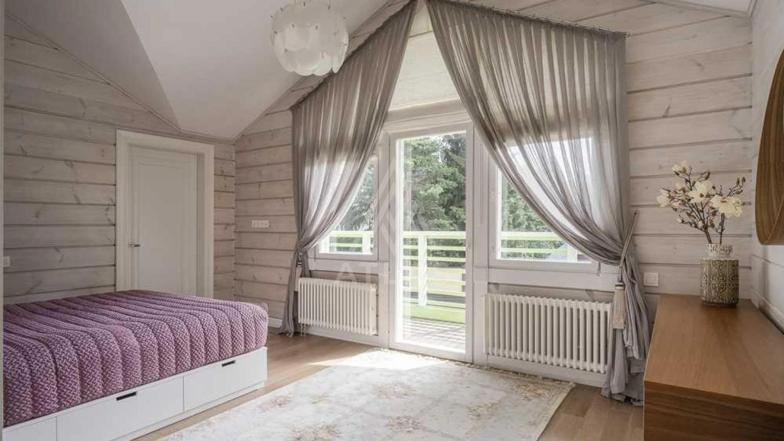 Светлый дом из клееного бруса, фото 15