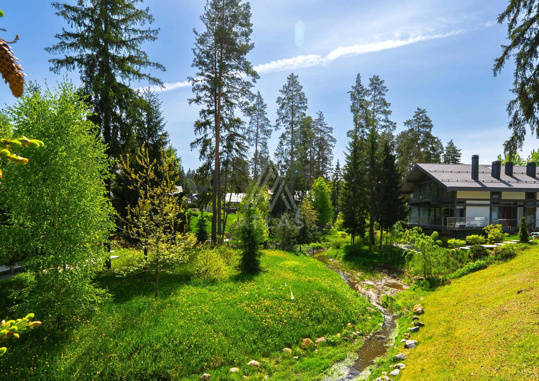 Современный дом с панорамным остеклением, фото 13
